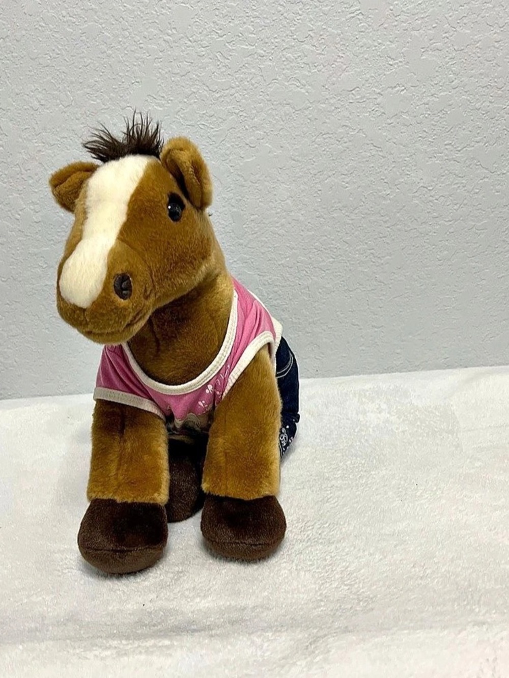 Retired Build-A-Bear Workshop brown horse plush